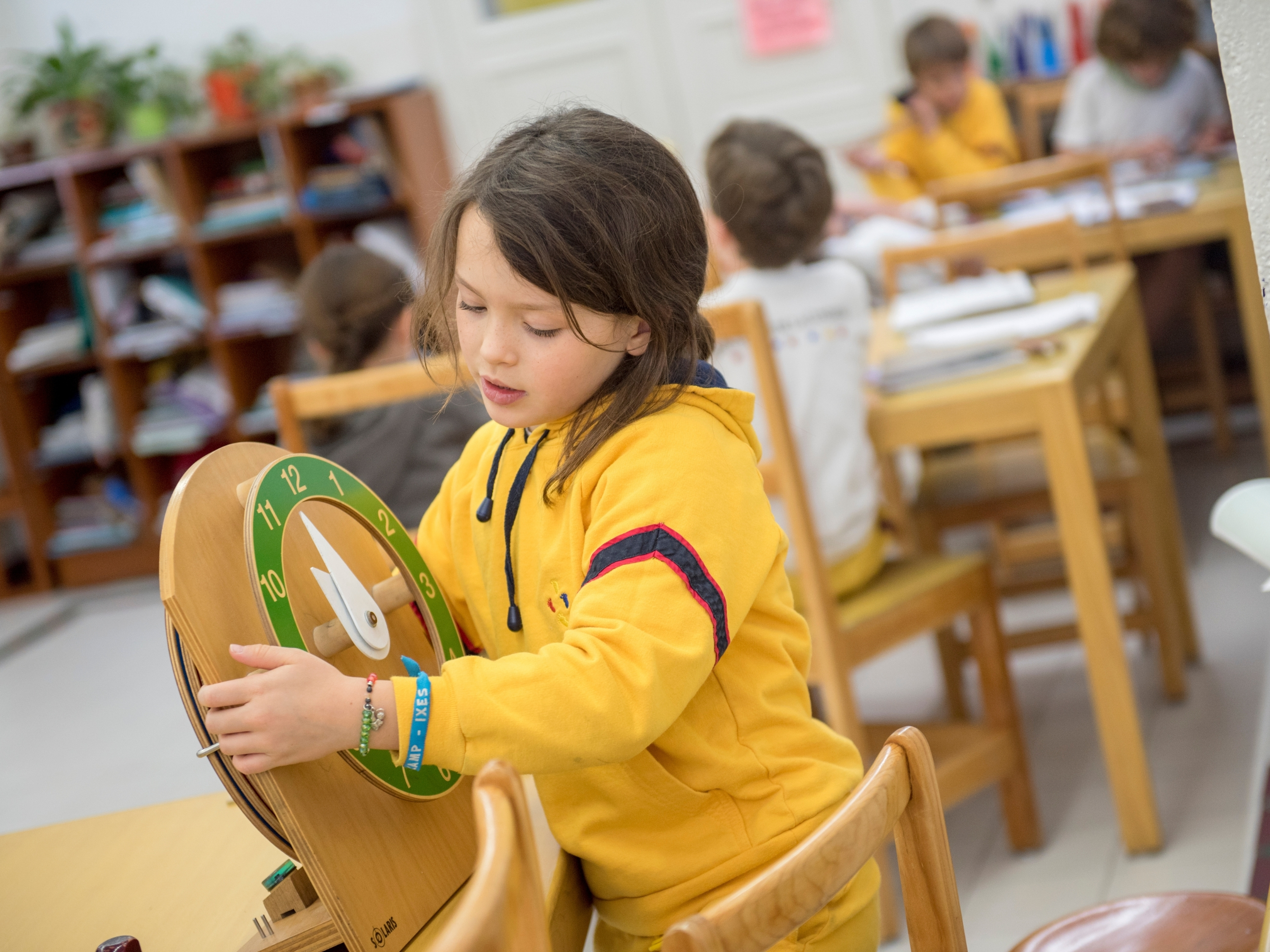 Trabajo con materiales Montessori en MDLC